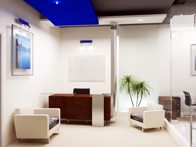 commercial reception renovation