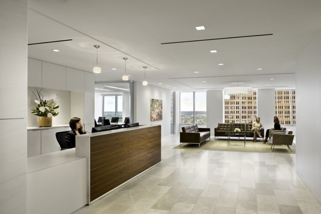 office reception remodeling